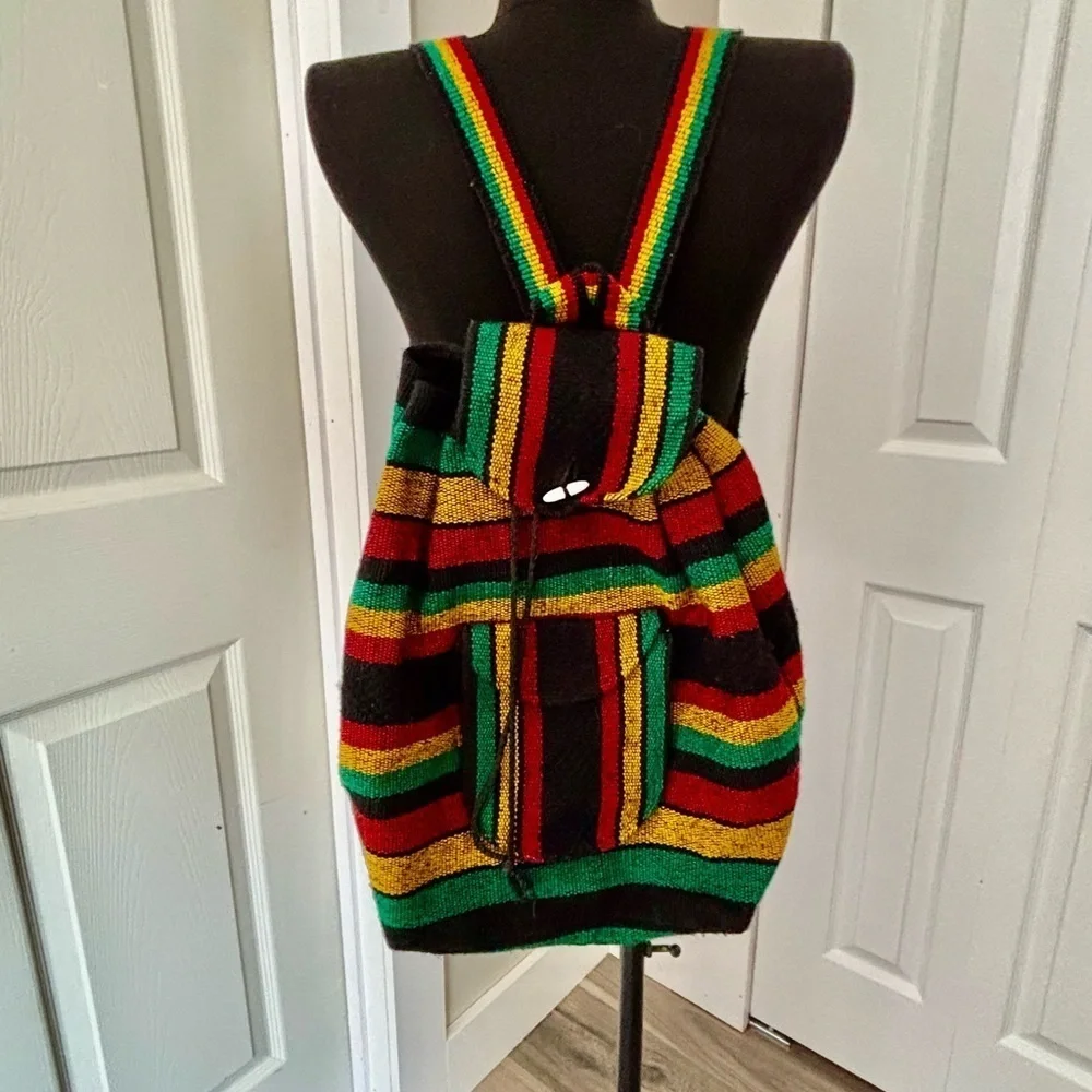Baja Backpack Hippie Gear Pinzon Mini Beach Rasta Bag Mexican Made Mochila
